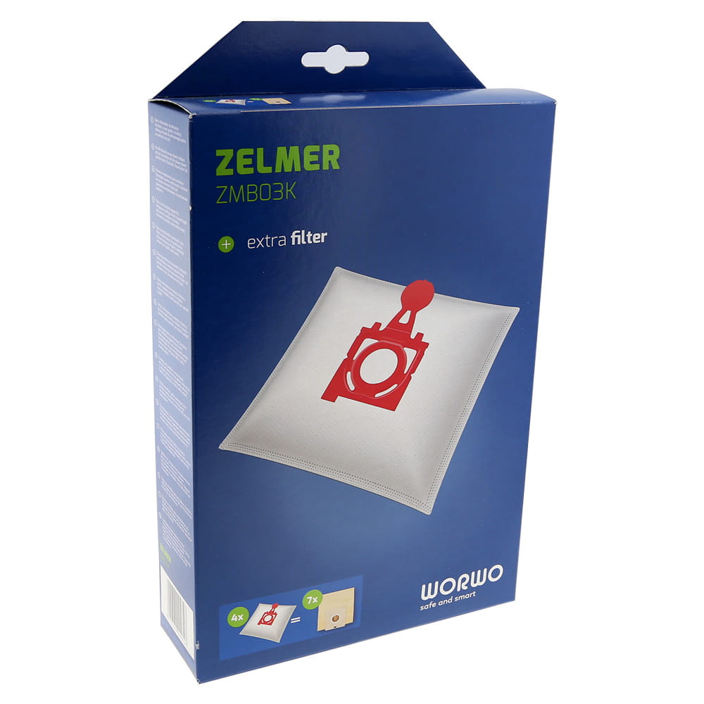 Worki do odkurzacza Zelmer Jupiter, Magnat, Solaris (4 szt. + filtr)
